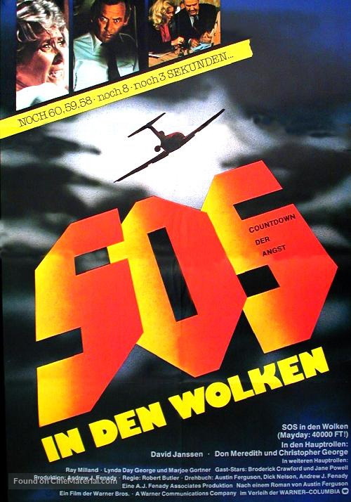 Mayday at 40,000 Feet! - German Movie Poster