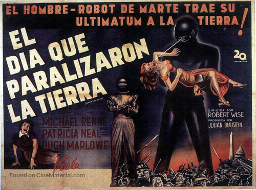 The Day the Earth Stood Still - Argentinian Movie Poster