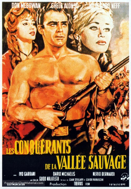 La strada dei giganti - French Movie Poster