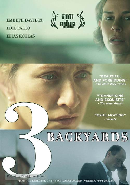 3 Backyards - DVD movie cover