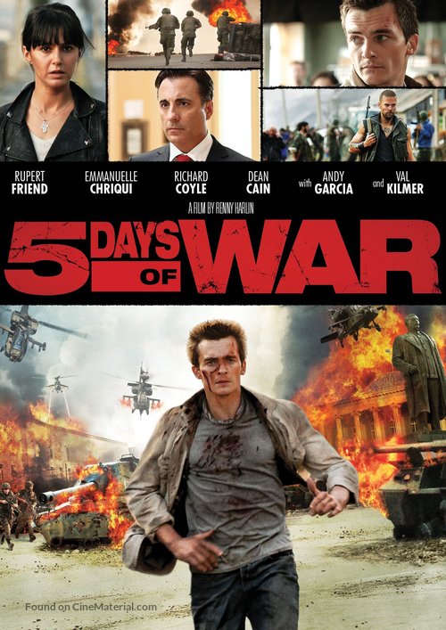 5 Days of War - DVD movie cover