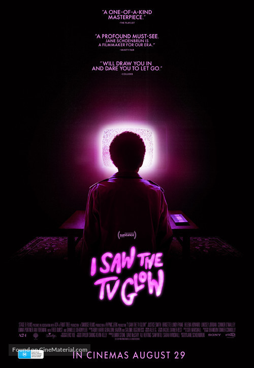 I Saw the TV Glow - Australian Movie Poster