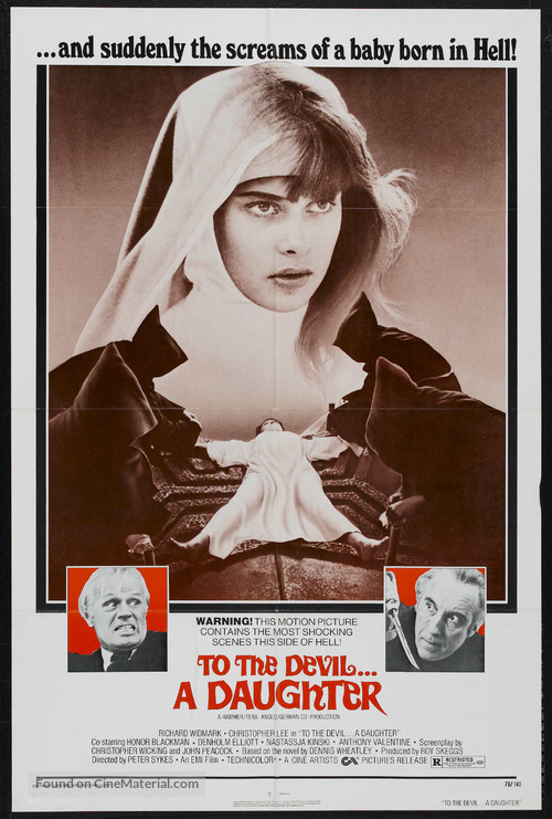 To the Devil a Daughter - Theatrical movie poster