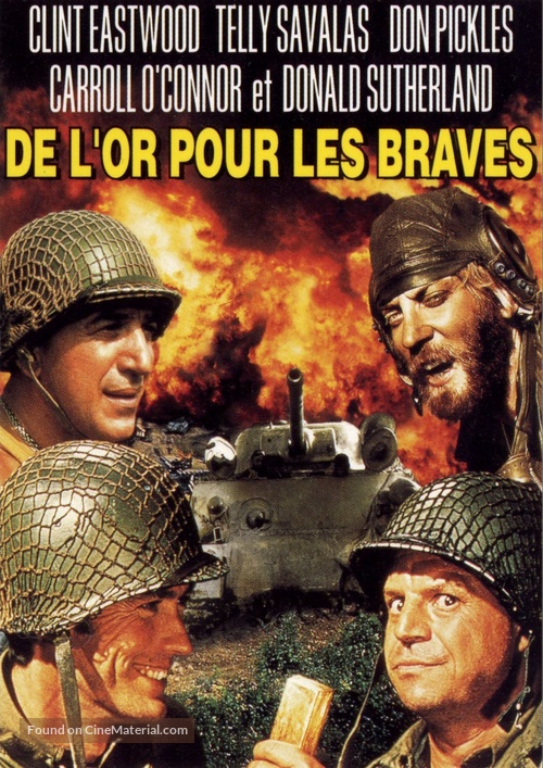 Kelly&#039;s Heroes - French Movie Cover