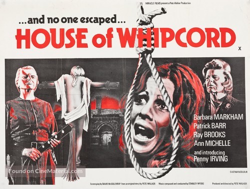 House of Whipcord - British Movie Poster