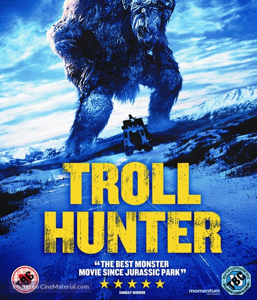 Trolljegeren - British Blu-Ray movie cover