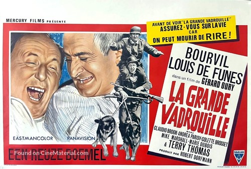 La grande vadrouille - Belgian Movie Poster