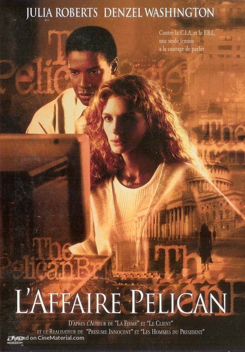 The Pelican Brief - French DVD movie cover