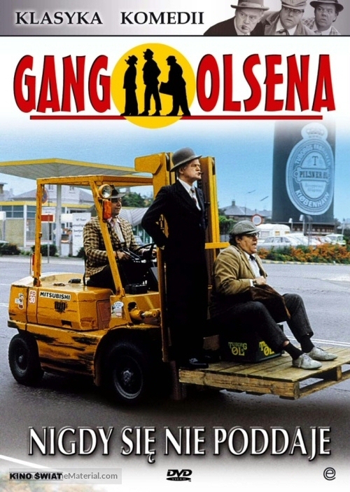 Olsen-banden overgiver sig aldrig - Polish DVD movie cover