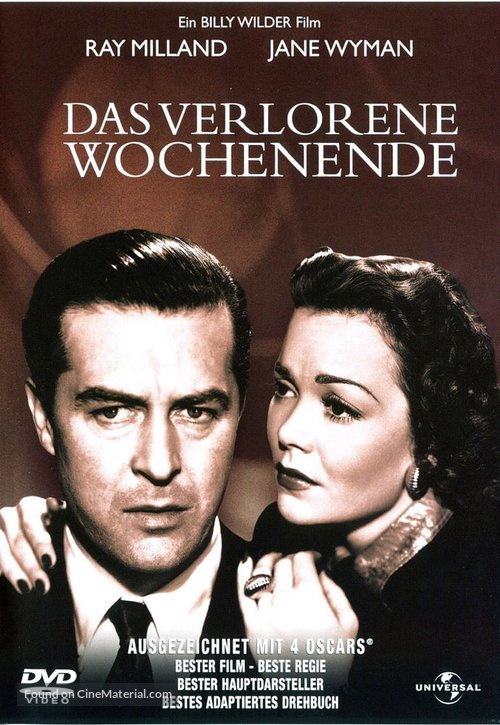 The Lost Weekend - German DVD movie cover