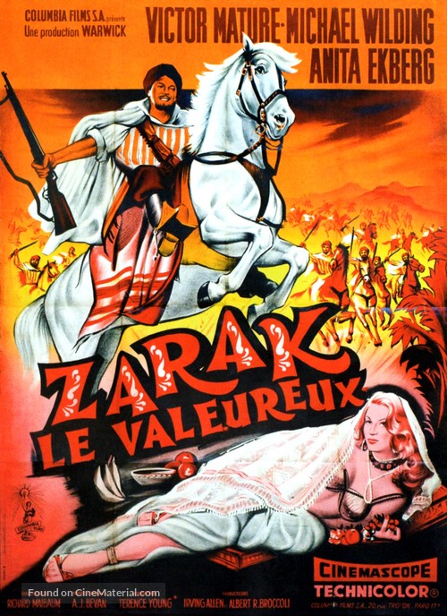Zarak - French Movie Poster