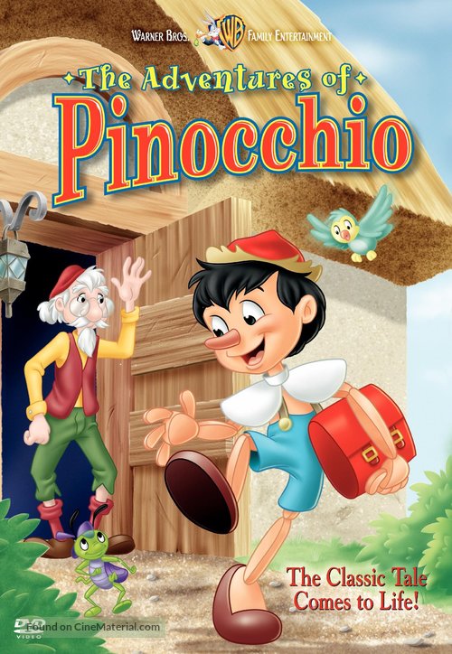 The Adventures of Pinocchio - DVD movie cover