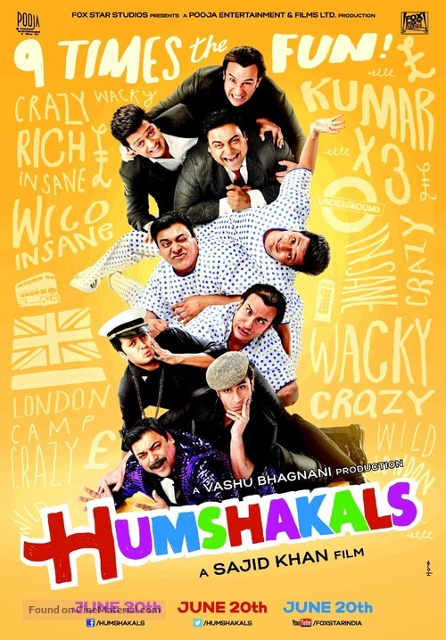 Humshakals - Indian Movie Poster
