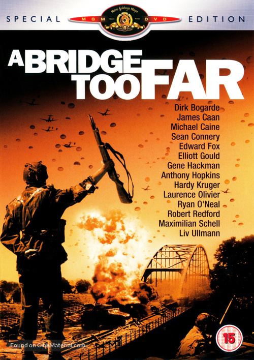 A Bridge Too Far - British DVD movie cover
