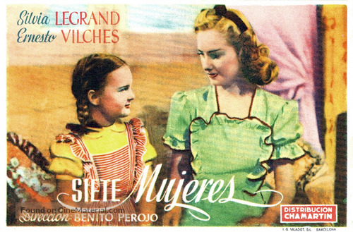 Siete mujeres - Spanish Movie Poster