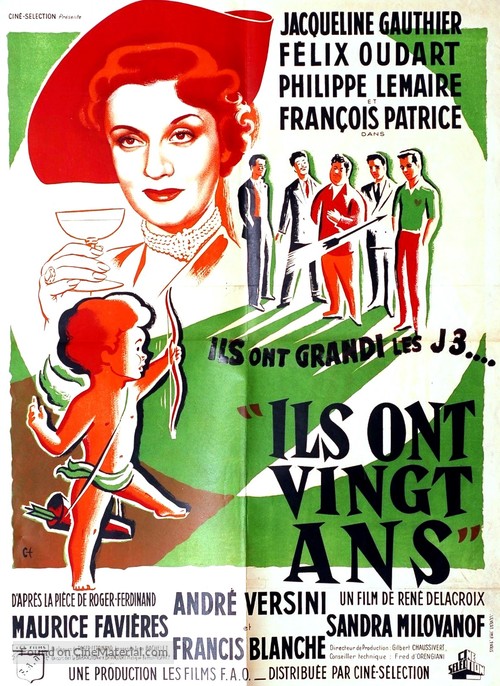 Ils ont vingt ans (1950) French movie poster