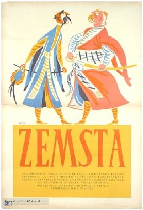 Zemsta - Polish Movie Poster