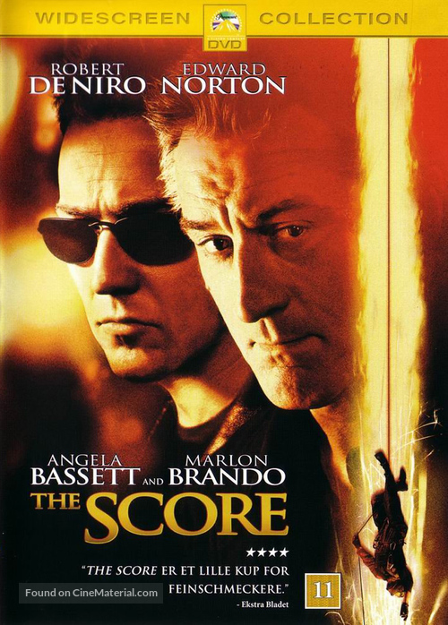 The Score - Danish DVD movie cover