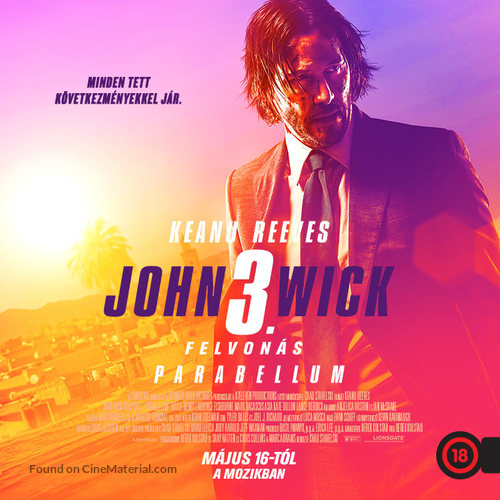 John Wick: Chapter 3 - Parabellum - Hungarian poster