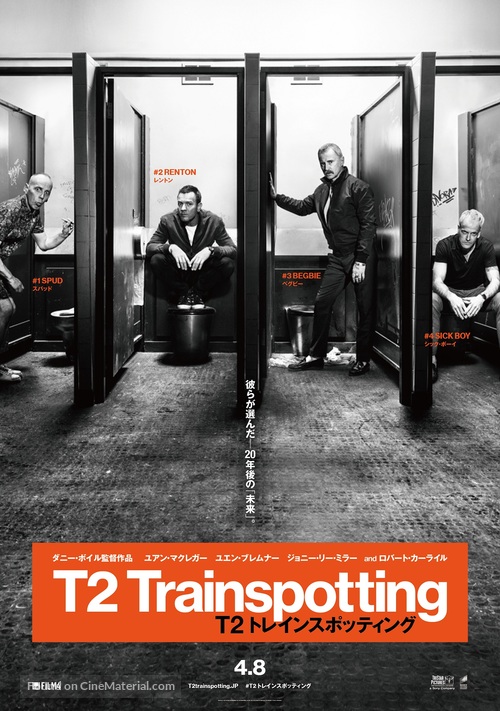 T2: Trainspotting - Japanese Movie Poster