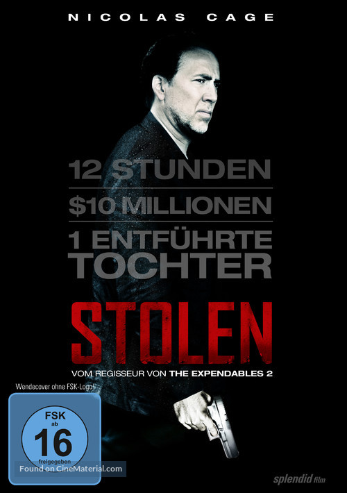 Stolen - German DVD movie cover