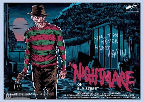 A Nightmare On Elm Street - British poster