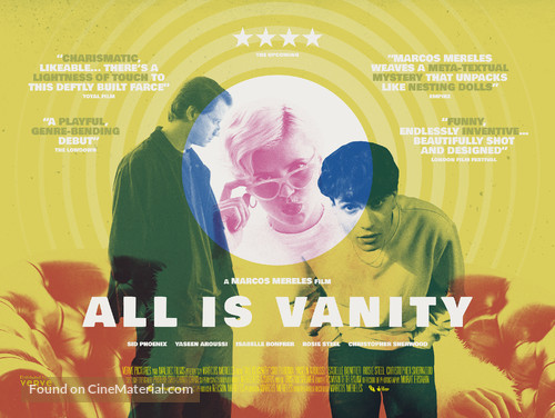 All Is Vanity - British Movie Poster