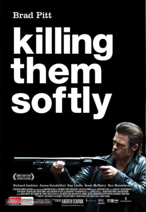 Killing Them Softly - Australian Movie Poster