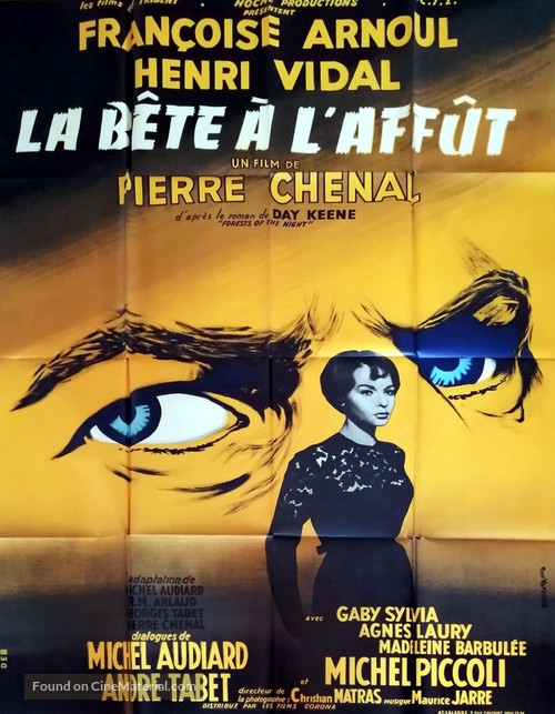 La b&ecirc;te &agrave; l&#039;aff&ucirc;t - French Movie Poster