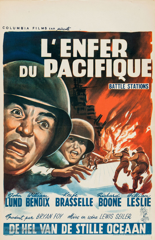 Battle Stations - Belgian Movie Poster