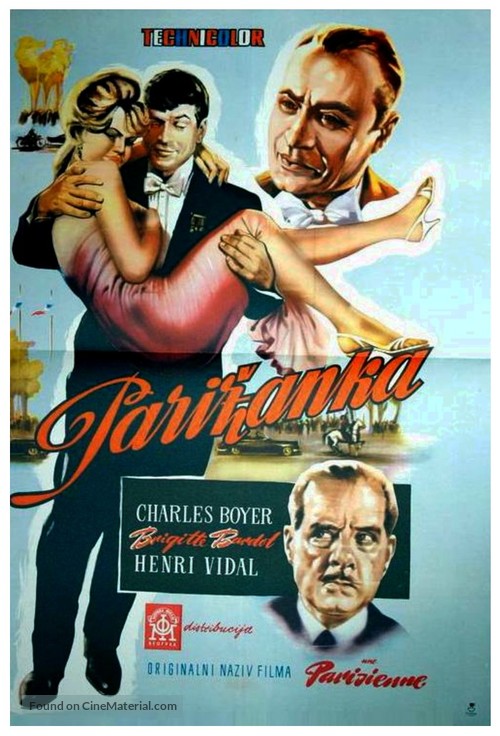 Une parisienne - Yugoslav Movie Poster