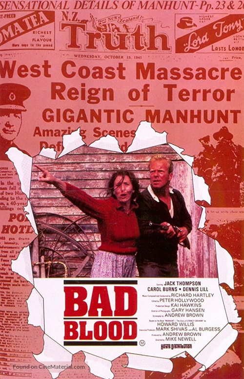 Bad Blood - New Zealand Movie Poster