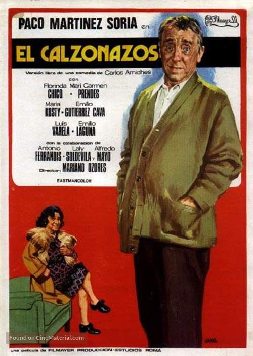 Calzonazos, El - Spanish Movie Poster