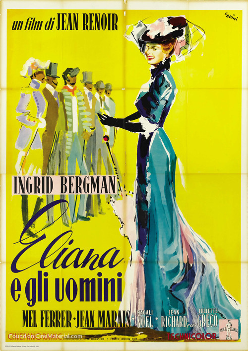 Elena et les hommes - Italian Movie Poster