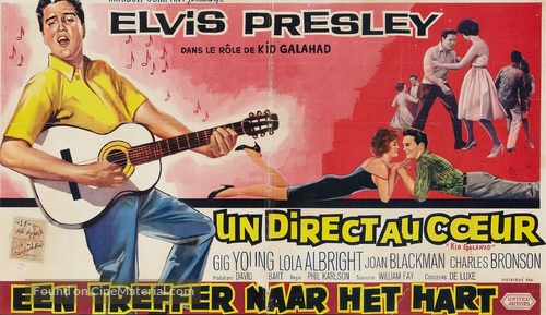 Kid Galahad - Belgian Movie Poster