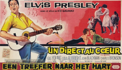Kid Galahad - Belgian Movie Poster