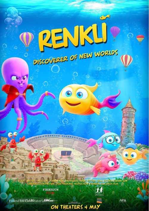 Renkli Balik Yeni D&uuml;nyalar K&acirc;sifi - Turkish Movie Poster