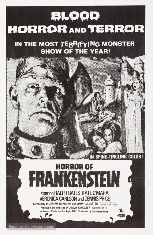 The Horror of Frankenstein - Movie Poster