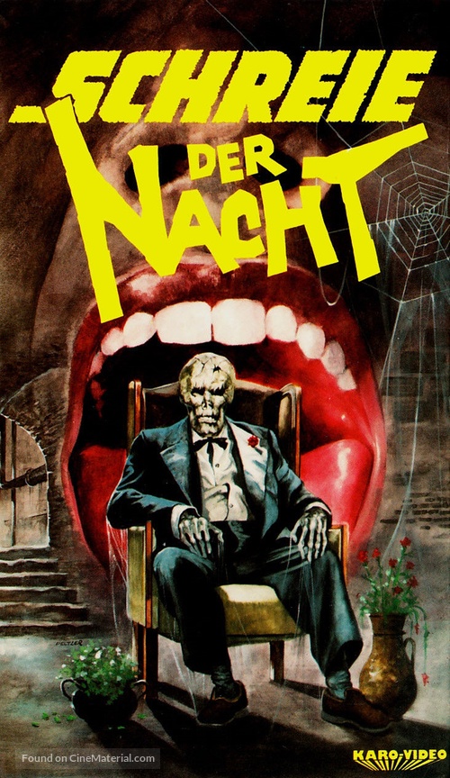 Cries in the Night - German VHS movie cover