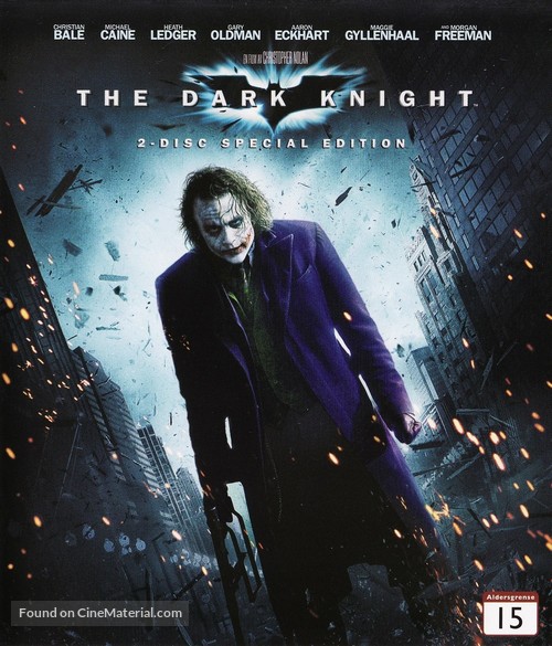 The Dark Knight - Norwegian Blu-Ray movie cover