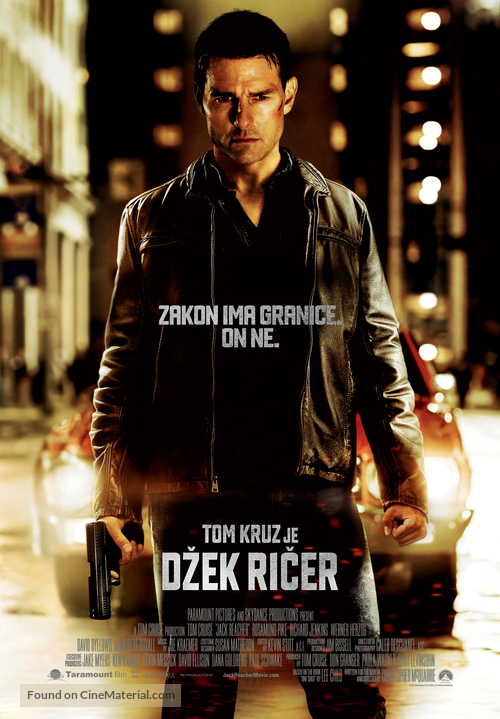 Jack Reacher - Serbian Movie Poster