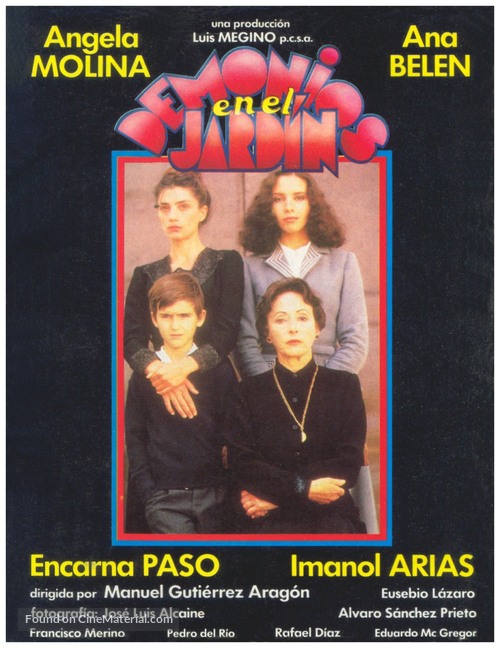 Demonios en el jard&iacute;n - Spanish Movie Poster