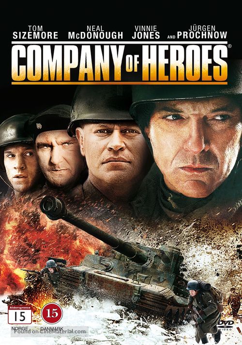 Company of Heroes - Danish DVD movie cover
