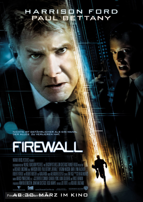 Firewall - German poster