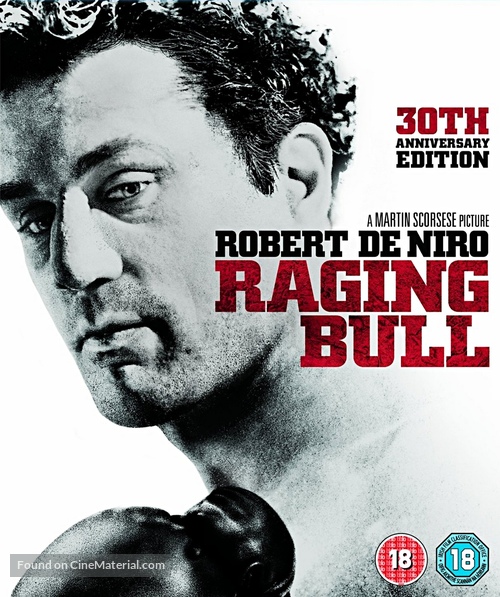 Raging Bull - British Blu-Ray movie cover