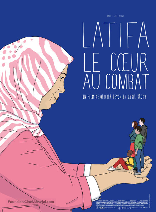 Latifa, le coeur au combat - French Movie Poster