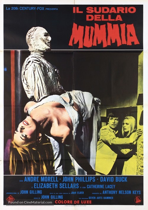 The Mummy&#039;s Shroud - Italian Movie Poster