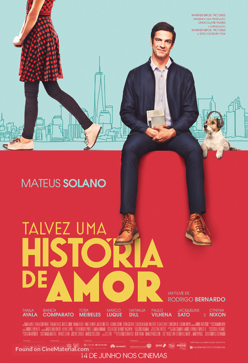 Talvez uma Hist&oacute;ria de Amor - Brazilian Movie Poster