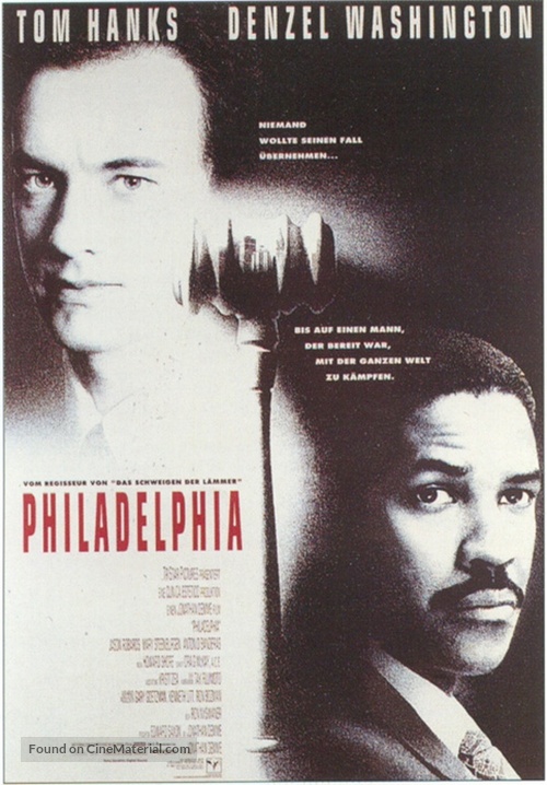 Philadelphia - German Movie Poster