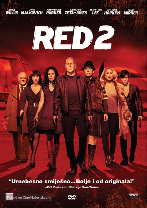 RED 2 - Croatian DVD movie cover
